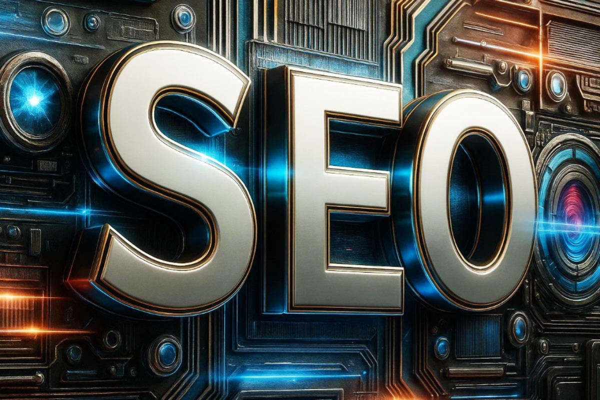 Napis SEO - technologia pozycjonowania stron WWW - Studio A7