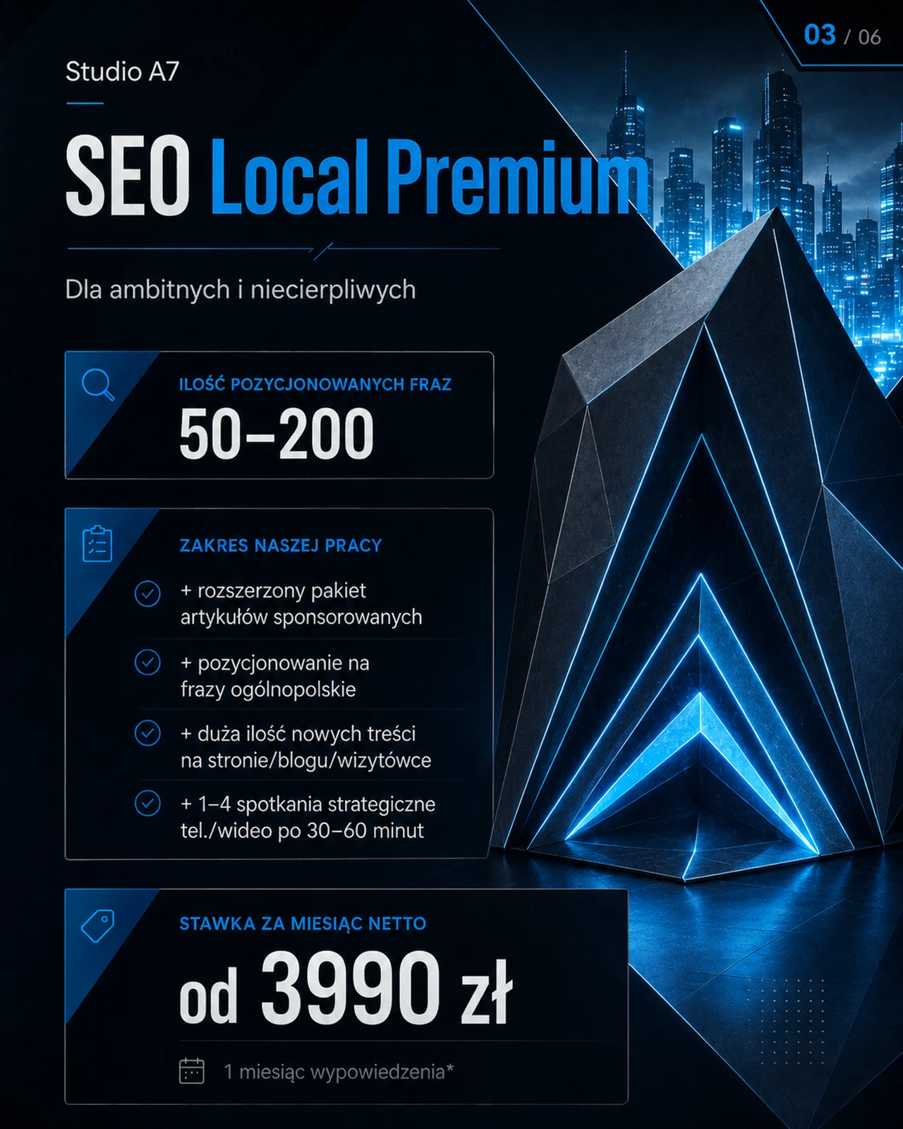 SEO Local pakiet Premium dla Pruszkowa - Studio A7