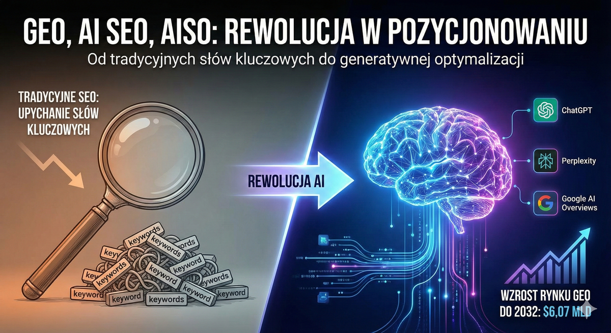 GEO, AI SEO i AISO: Rewolucja w pozycjonowaniu