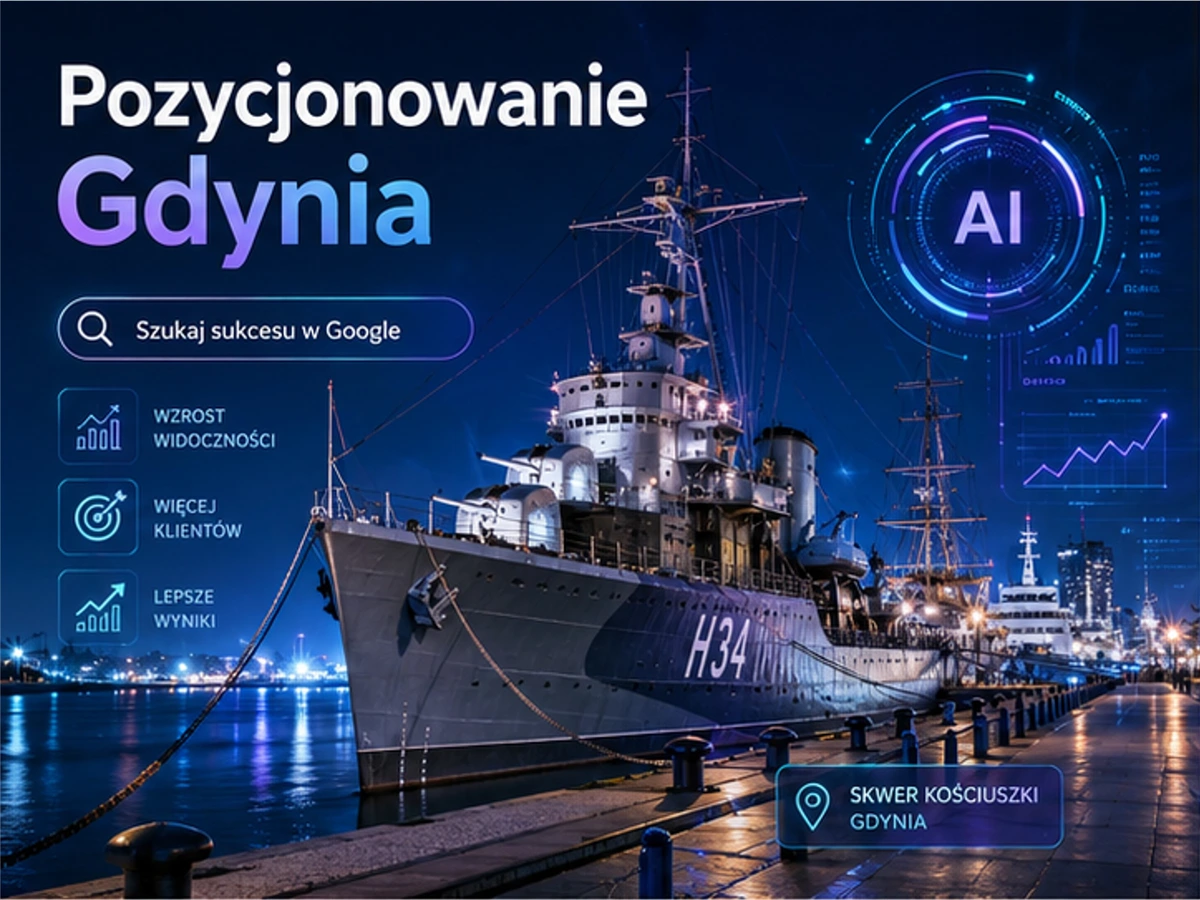 Pozycjonowanie w AI - Gdynia ze Studio A7 (ai-gen)
