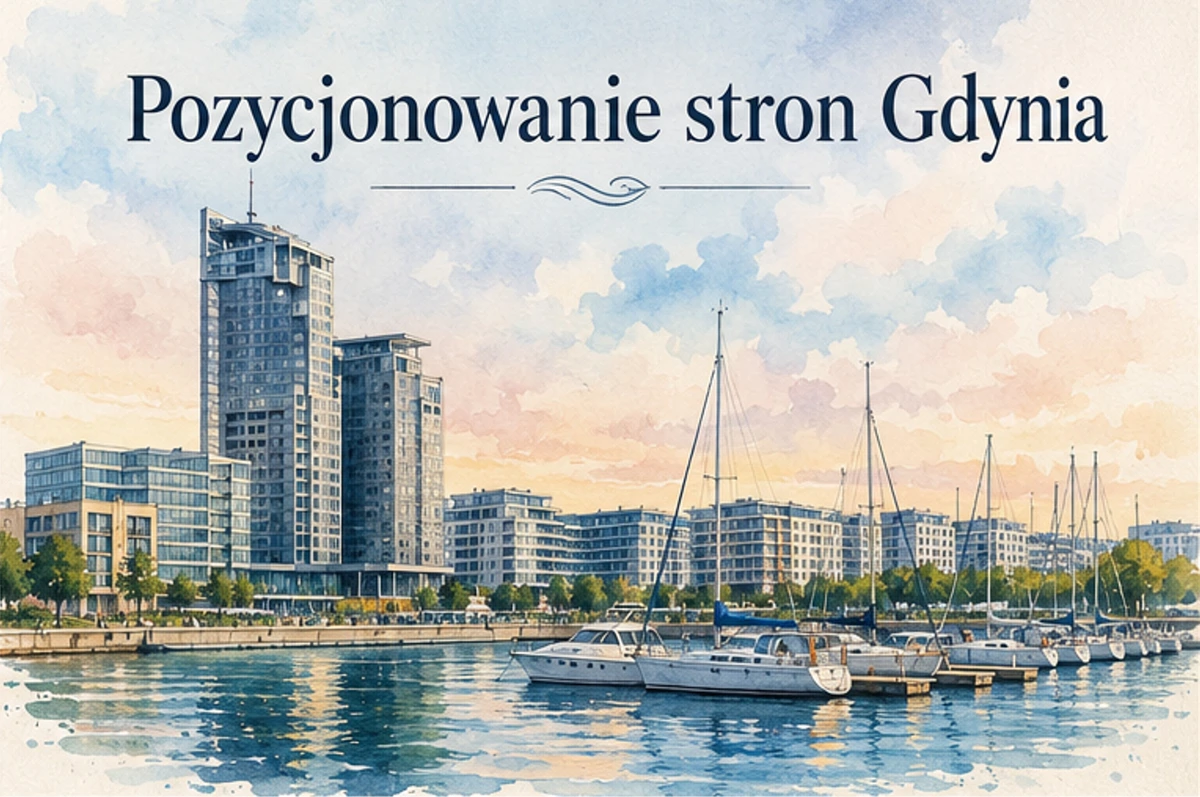 Pozycjonowanie stron - Gdynia ze Studio A7 (ai-gen)