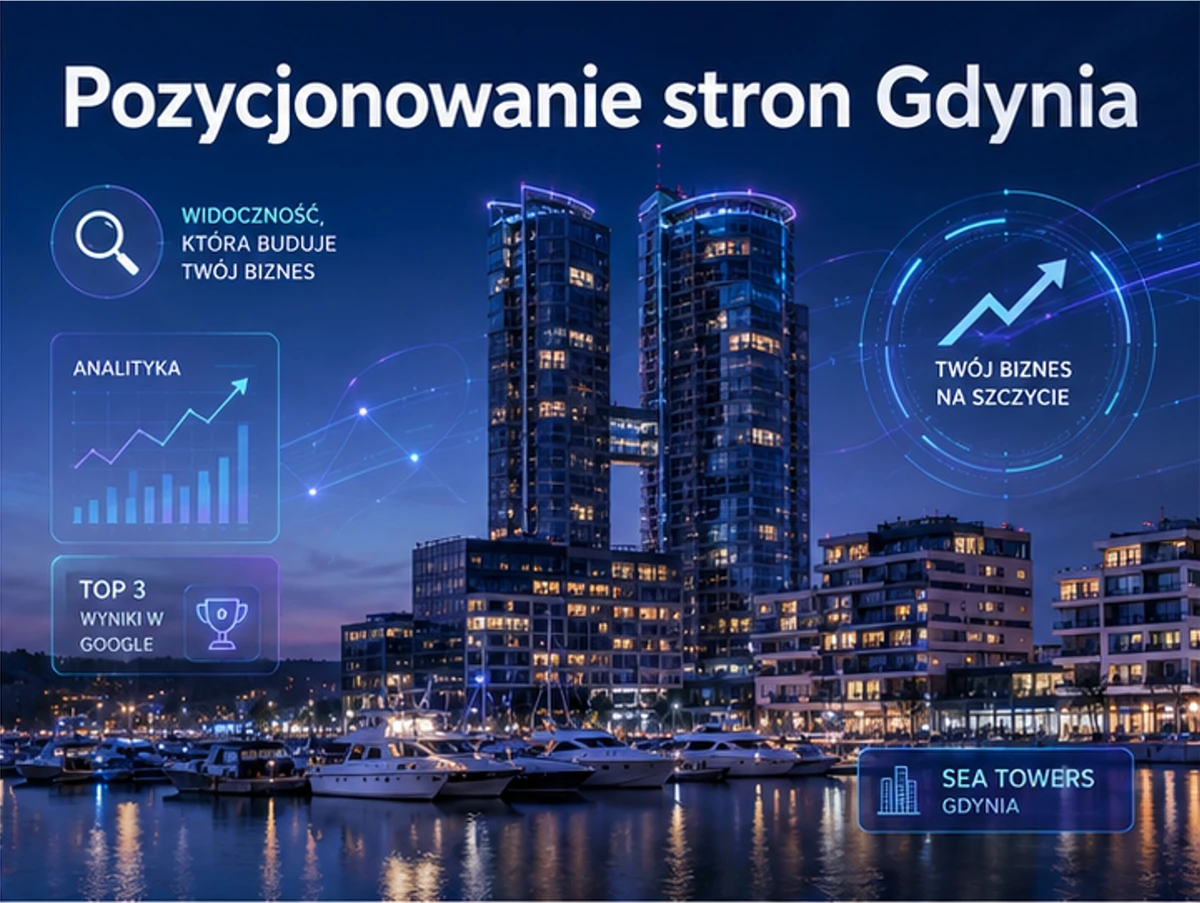 Pozycjonowanie stron WWW w AI - Gdynia ze Studio A7 (ai-gen)