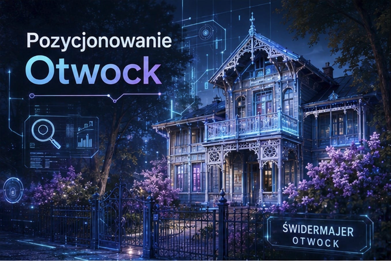 Pozycjonowanie stron WWW w AI w Otwocku - panorama pastele