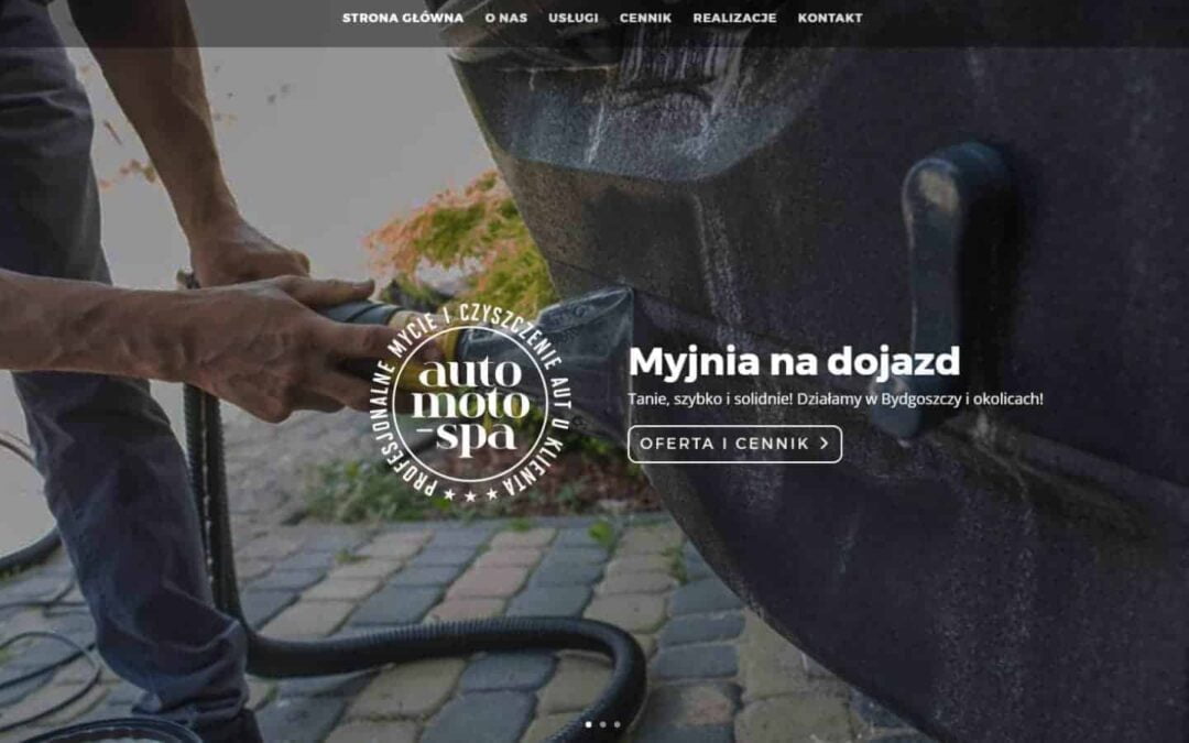 Strona WWW dla Auto Moto Spa