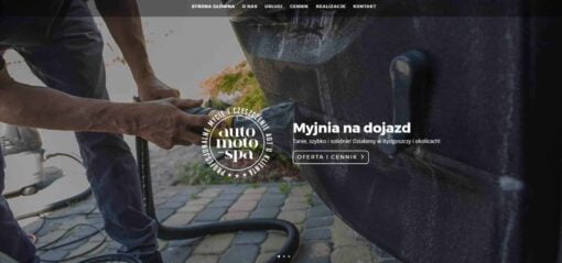 Strona WWW dla Auto Moto Spa - Bydgoszcz