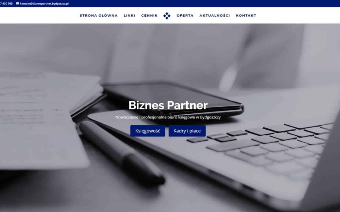 Strona WWW dla Biznes Partner